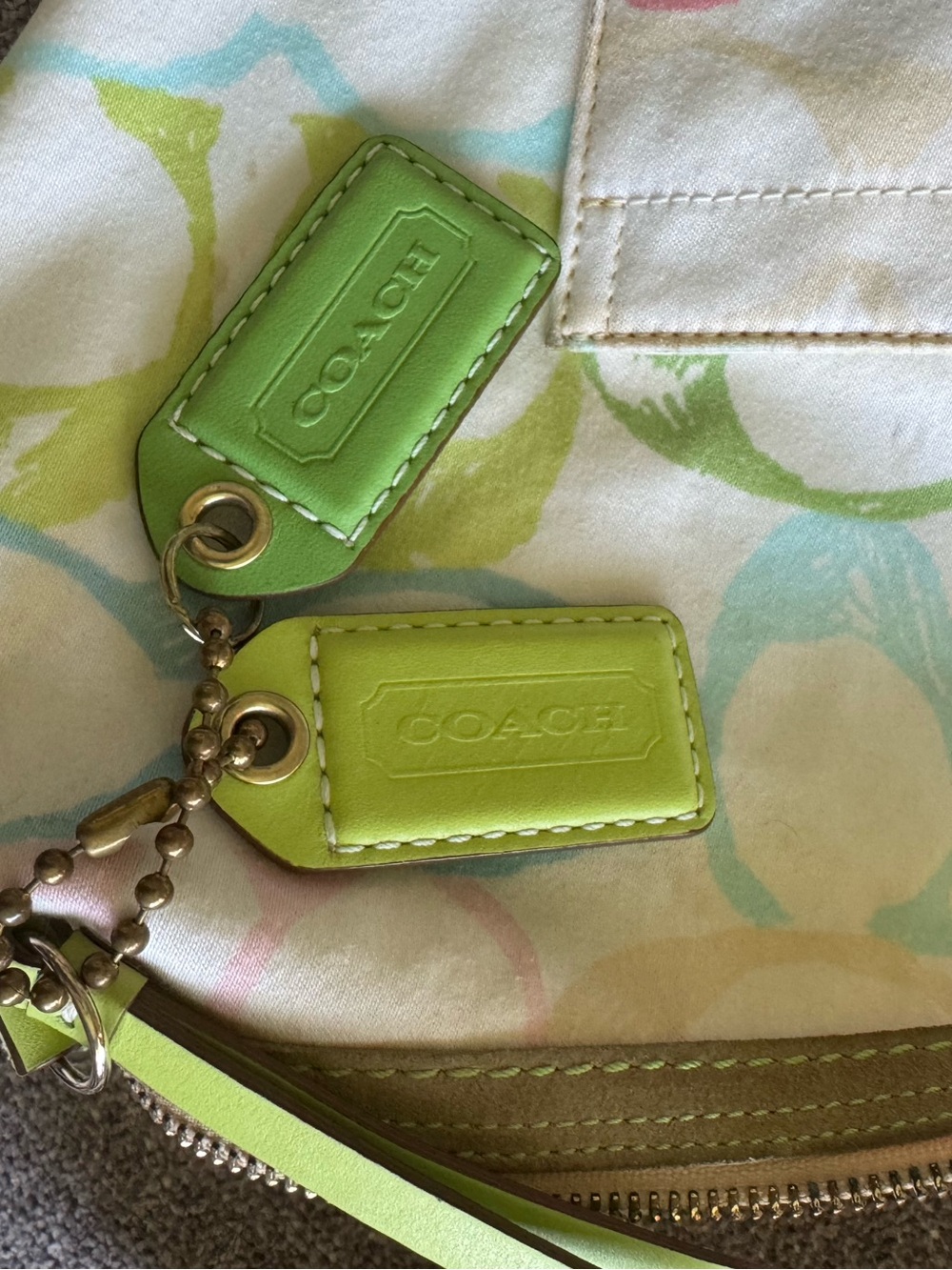 Vintage Coach Hamptons Hobo Pastel Shoulder Bag (read description!) - Picture 7 of 7